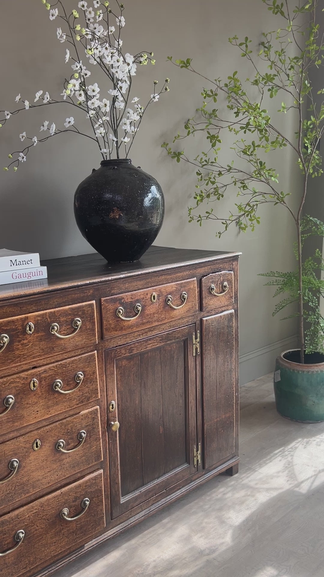 English Antique oak sideboard | Worsley