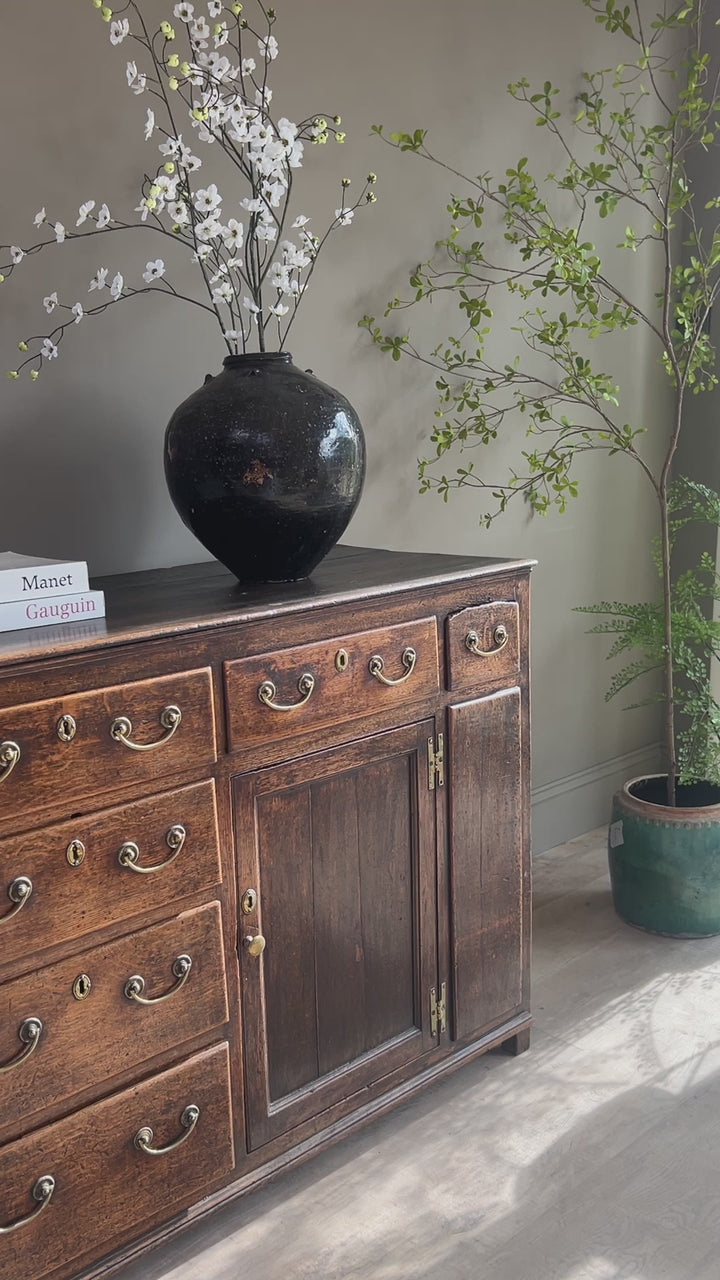 English Antique oak sideboard | Worsley