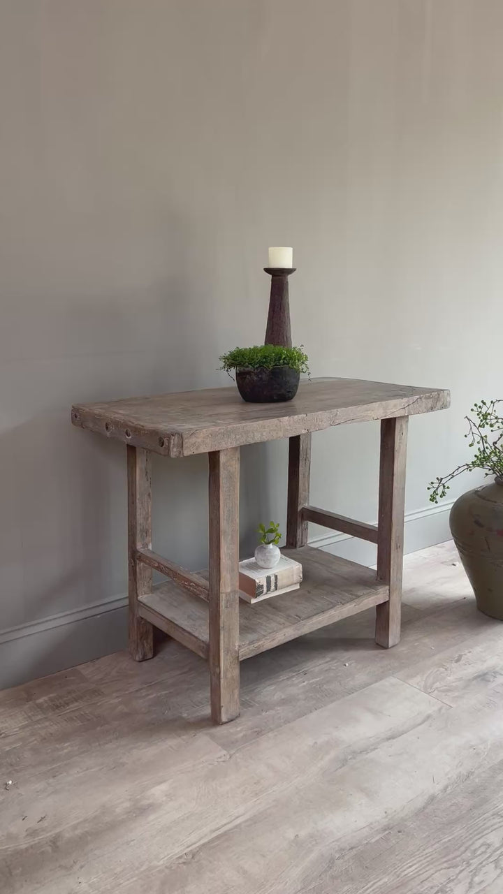 Antique Console Table With Shelf | Knutsford