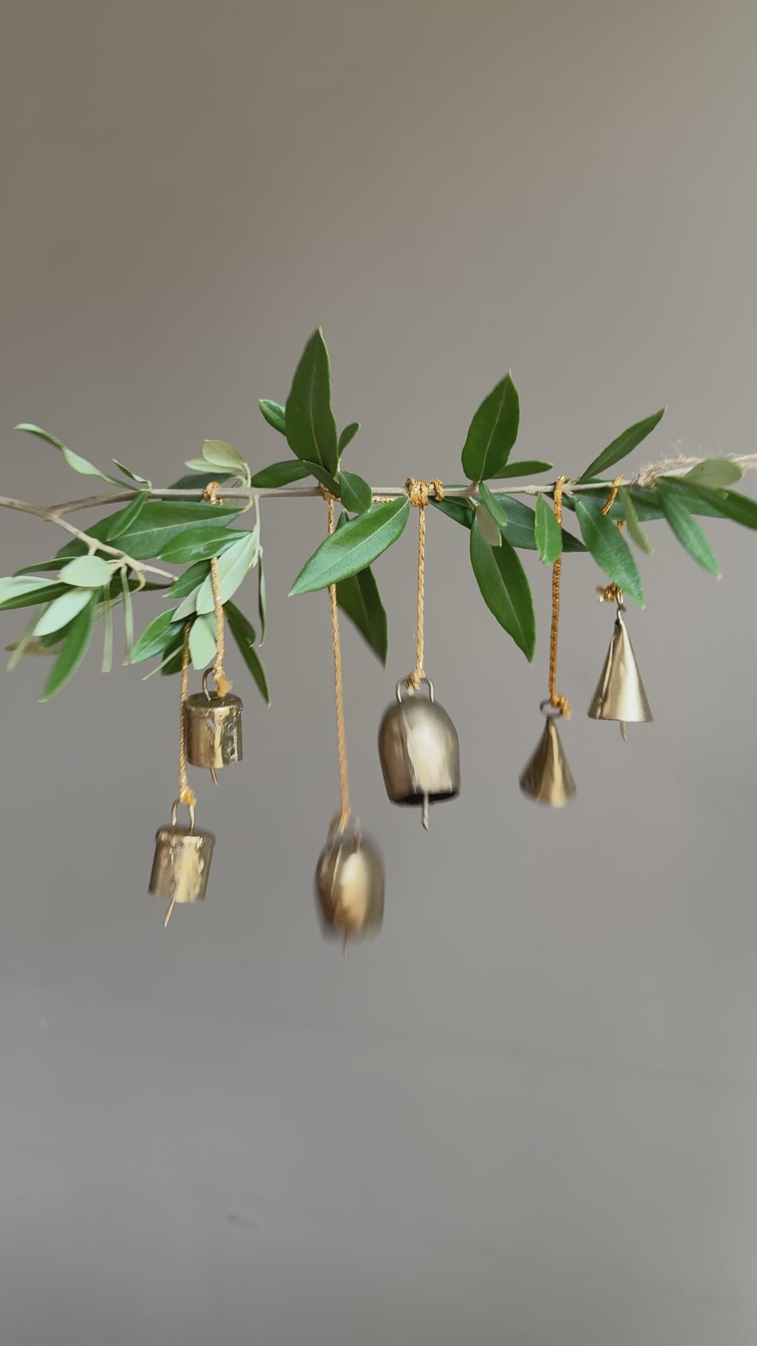 Brass Bell Christmas Decoration