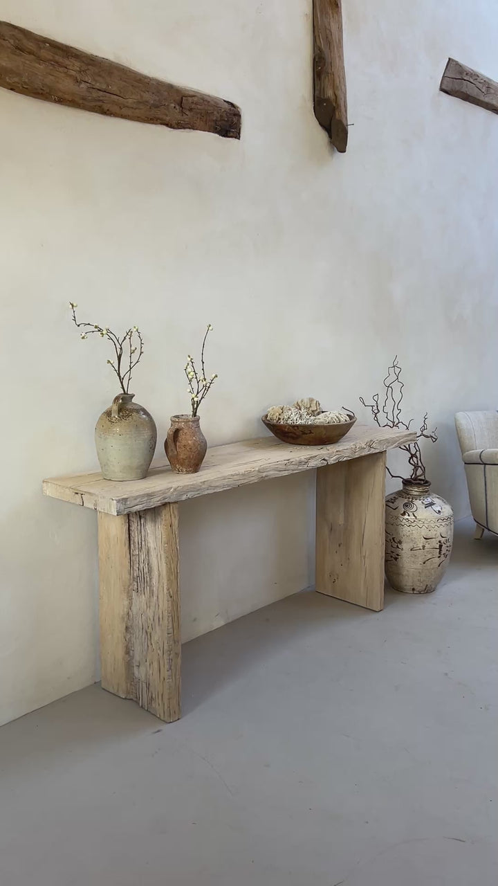 Rustic Whitewashed Console table Cumbria