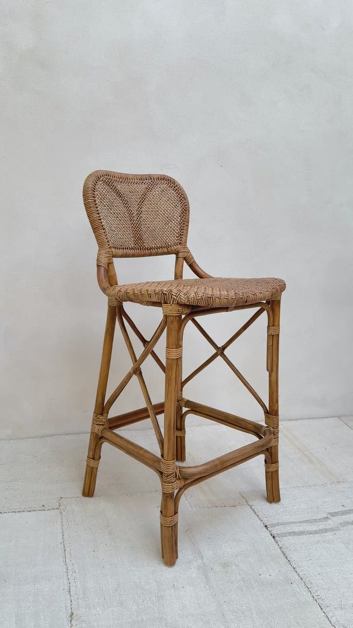 Rattan Bar Stool | Amelie