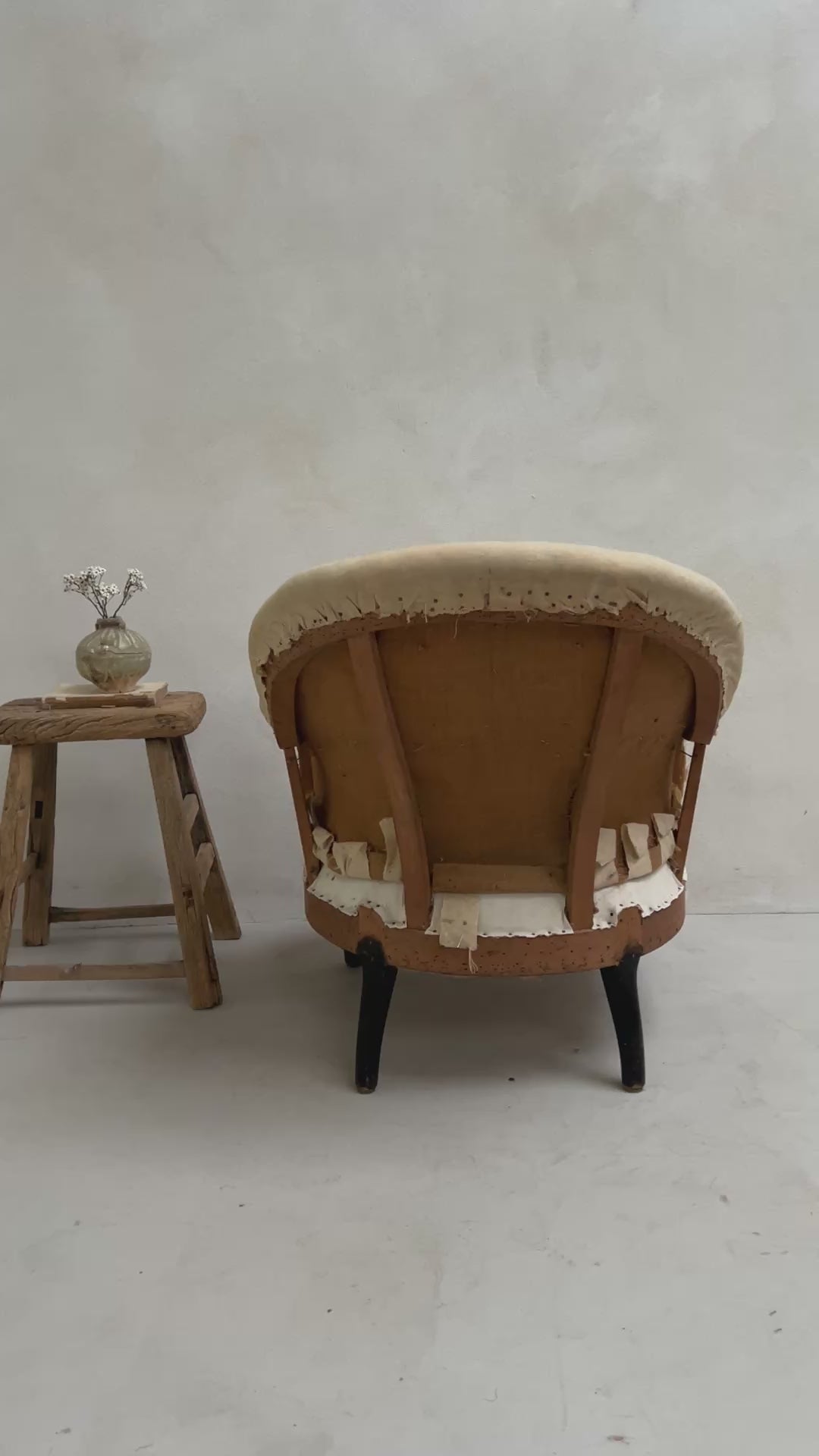 Antique Deconstructed French armchairs