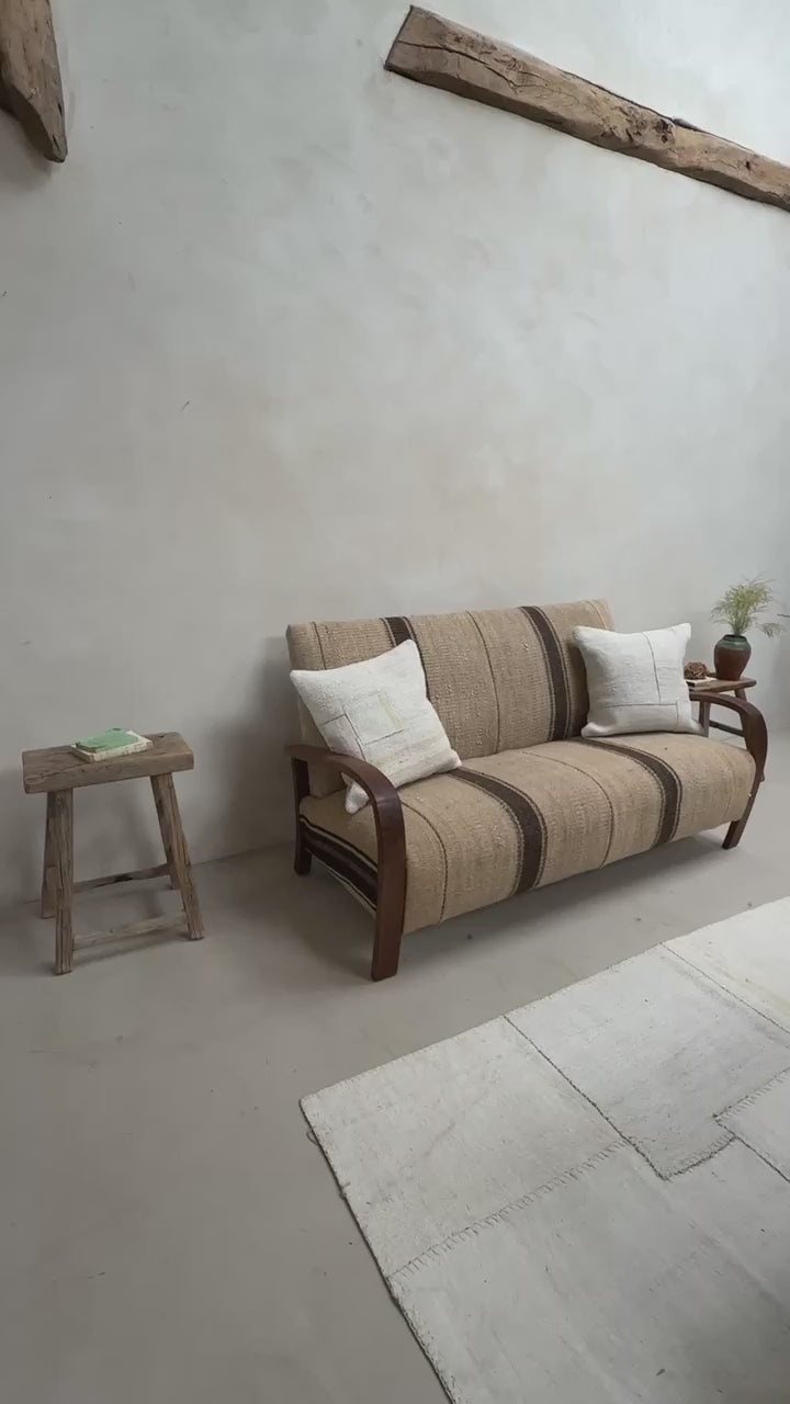Antique Handwoven Haik Sofa