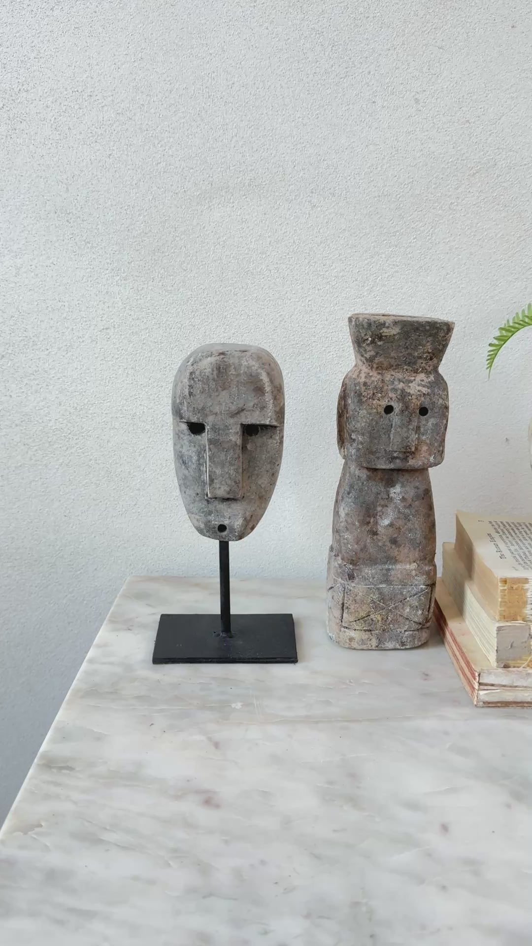 Decorative stone Sumba statue | Large