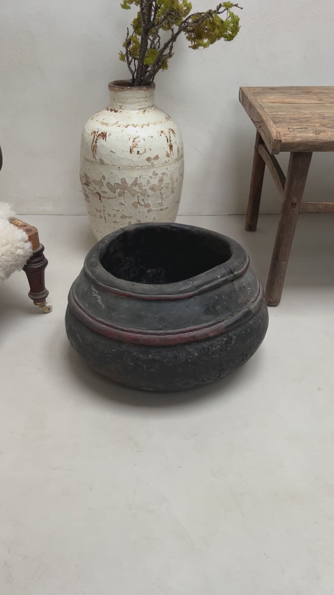 Antique water bowl XL | Zahra