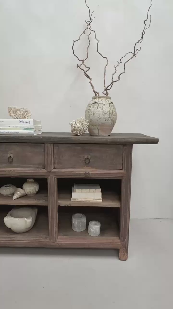 Antique Open Shelf Sideboard | Albert