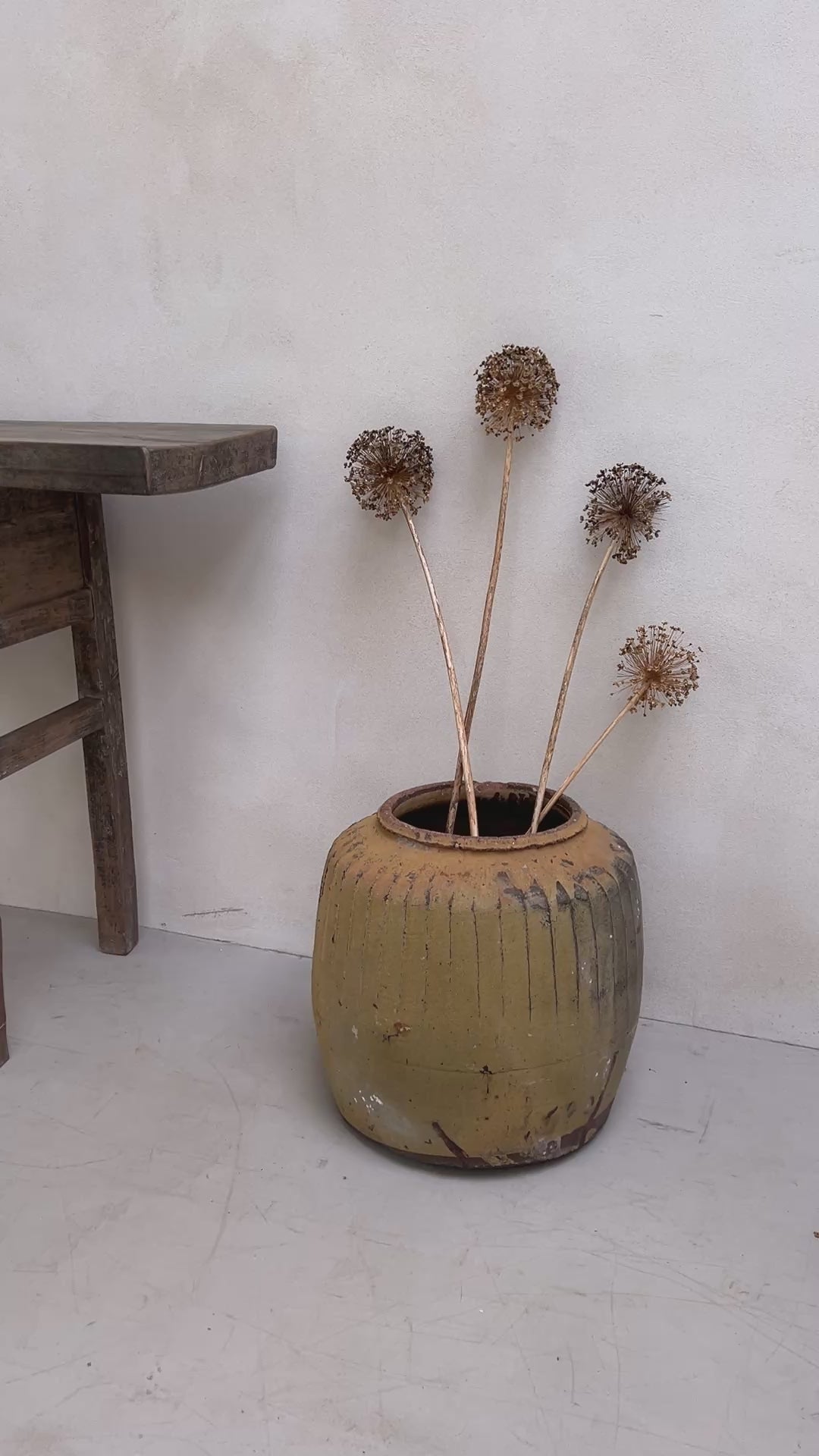 Antique Ceramic planter | Jade