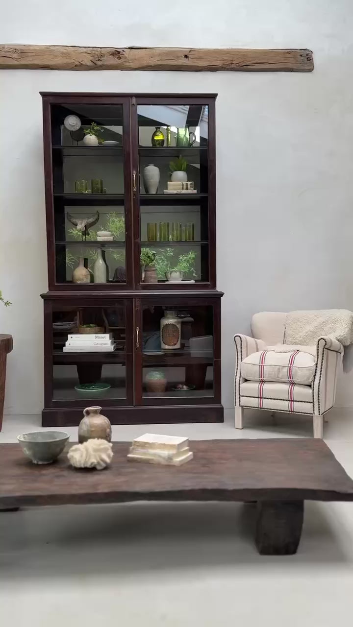 Antique Glass Display Cabinet | Meryl