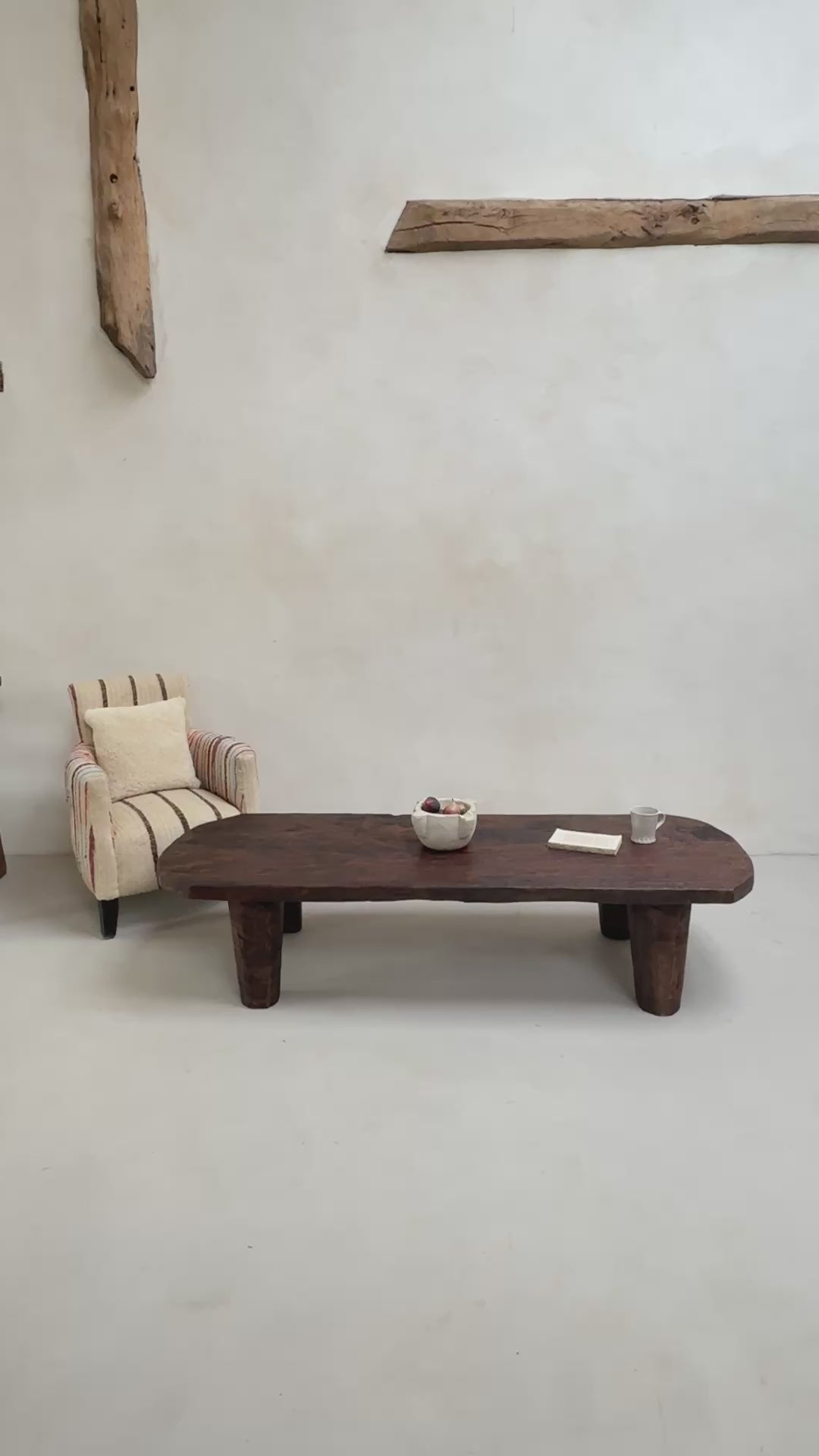 Primitive Rustic Naga Coffee Table