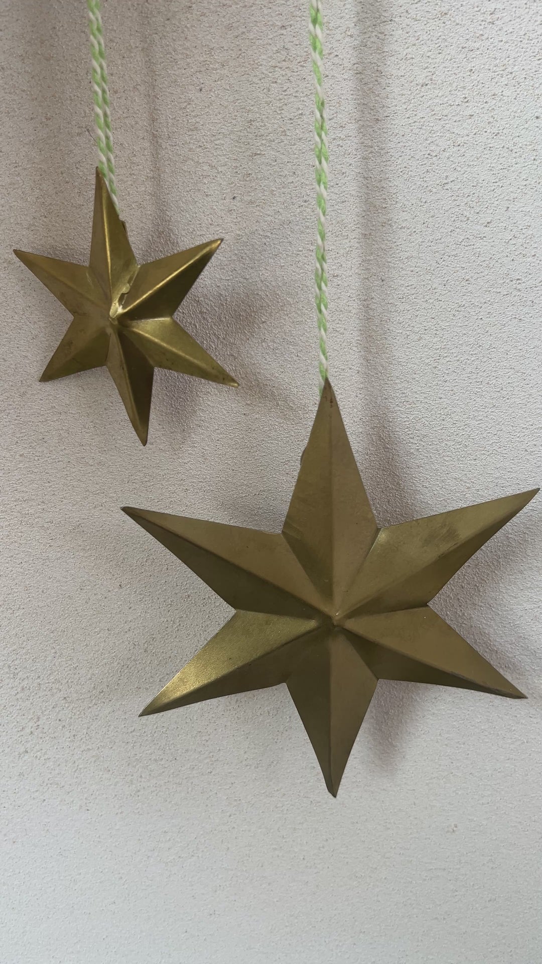 Decorative Gold Metal Star