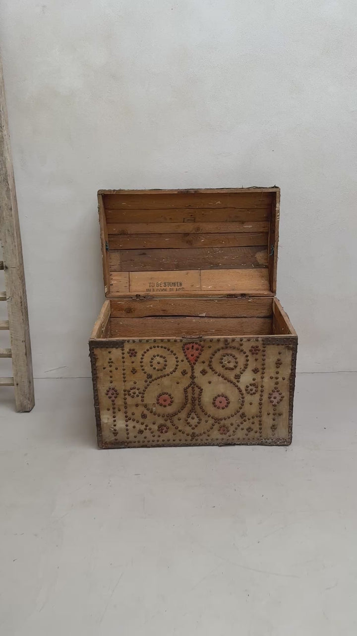 Antique Studded Trunk | Malik