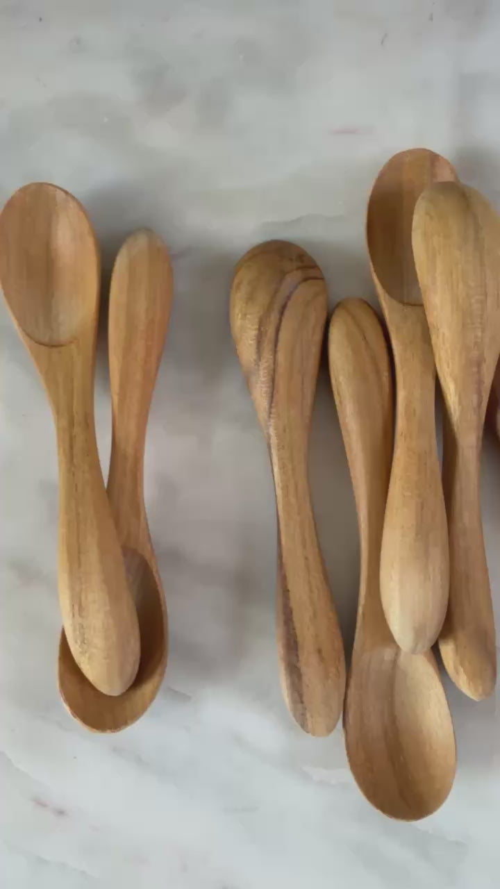 Mini Teak Wooden Spoon