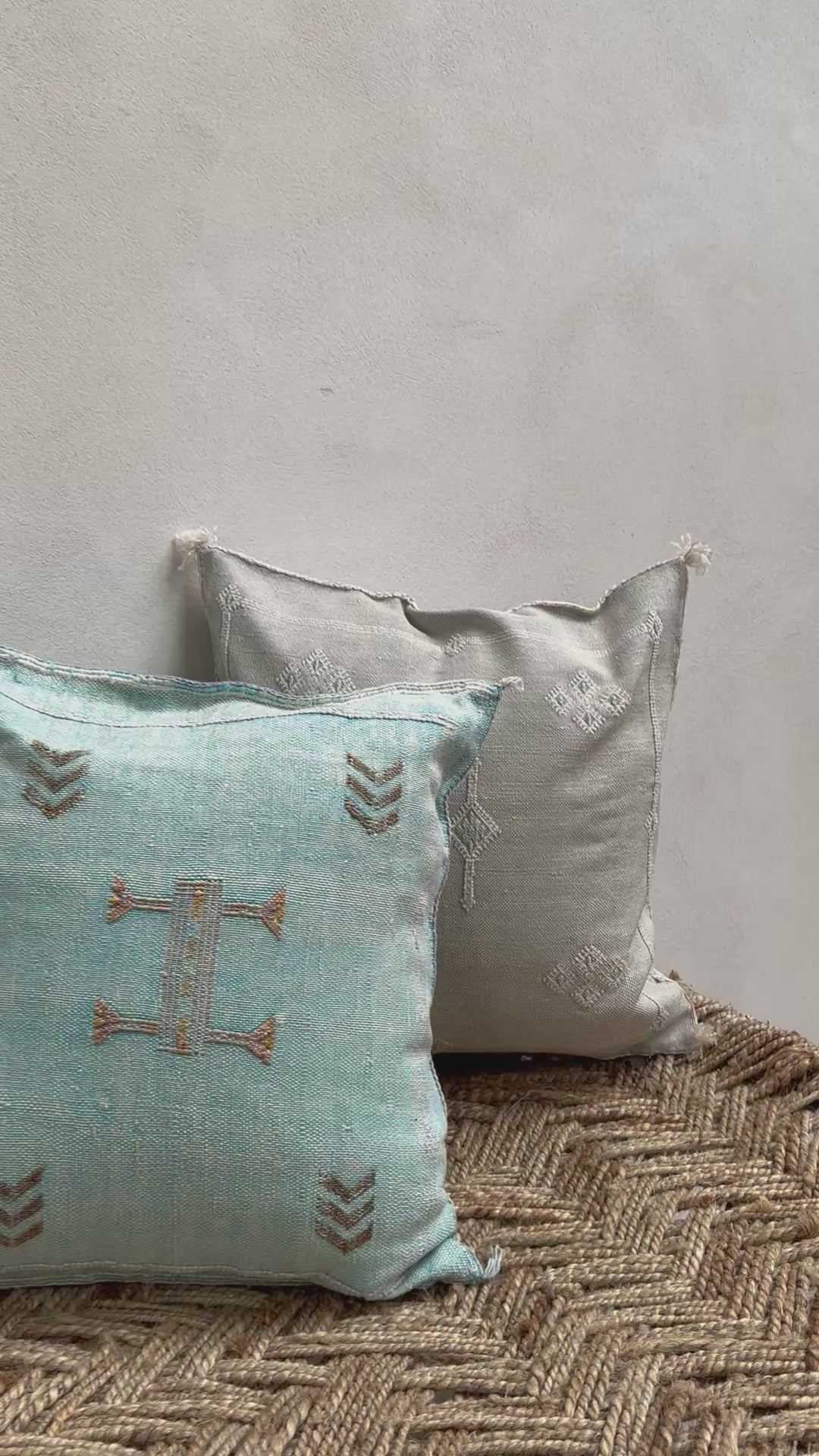 Moroccan Cactus Silk Cushion