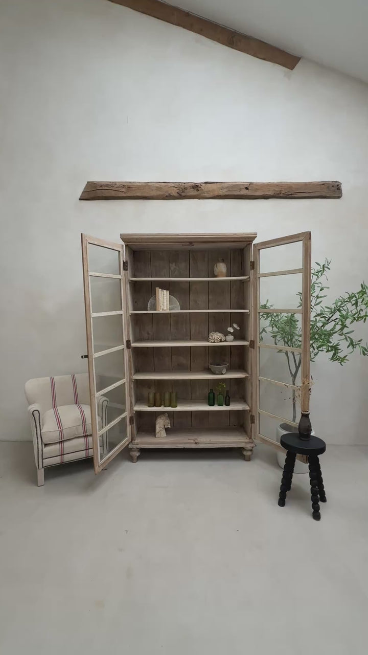 Antique Pine Glazed Armoire | Bourton