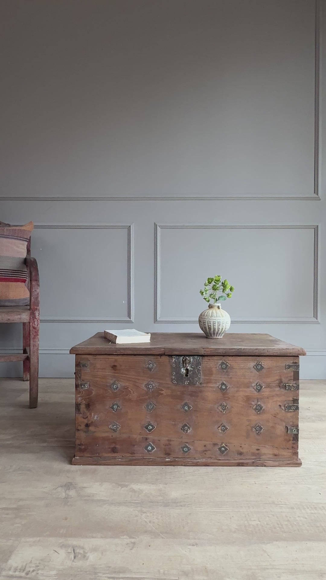 Small Antique Blanket Box | Hetty