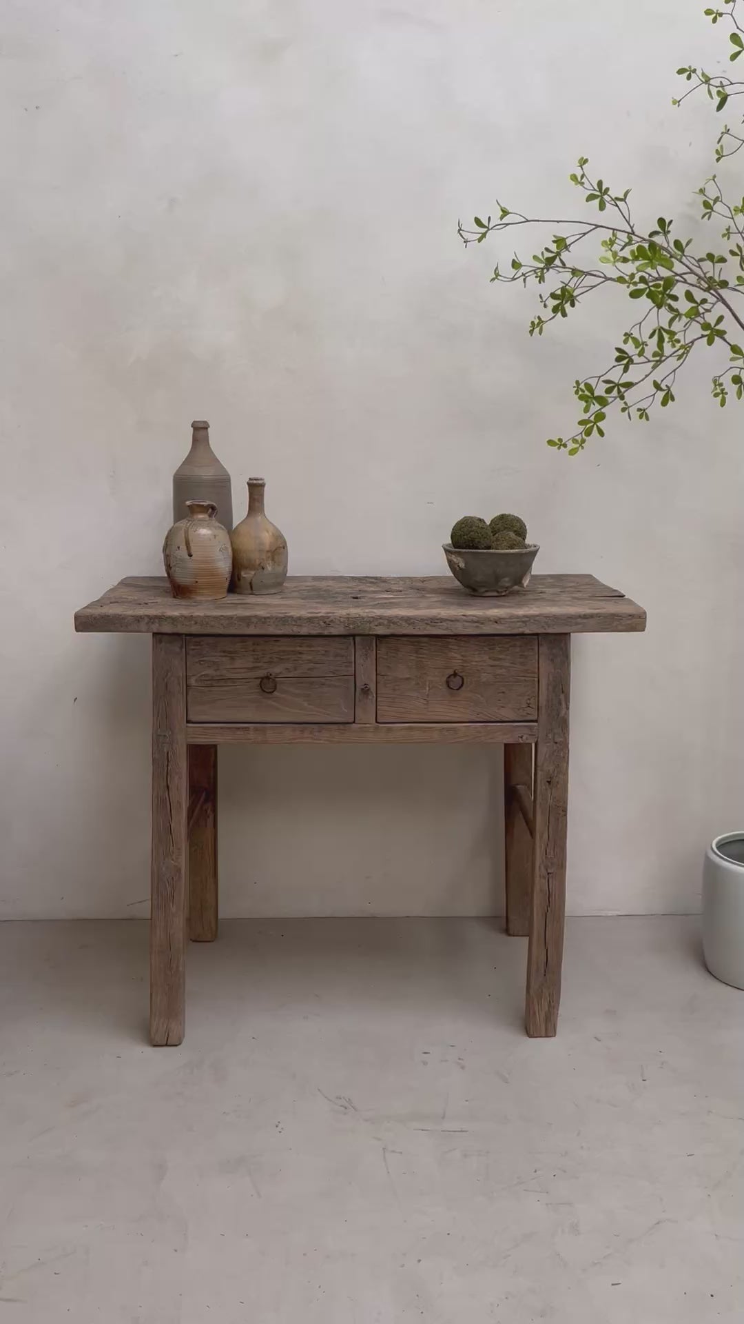 Antique Two Drawer Console Forster