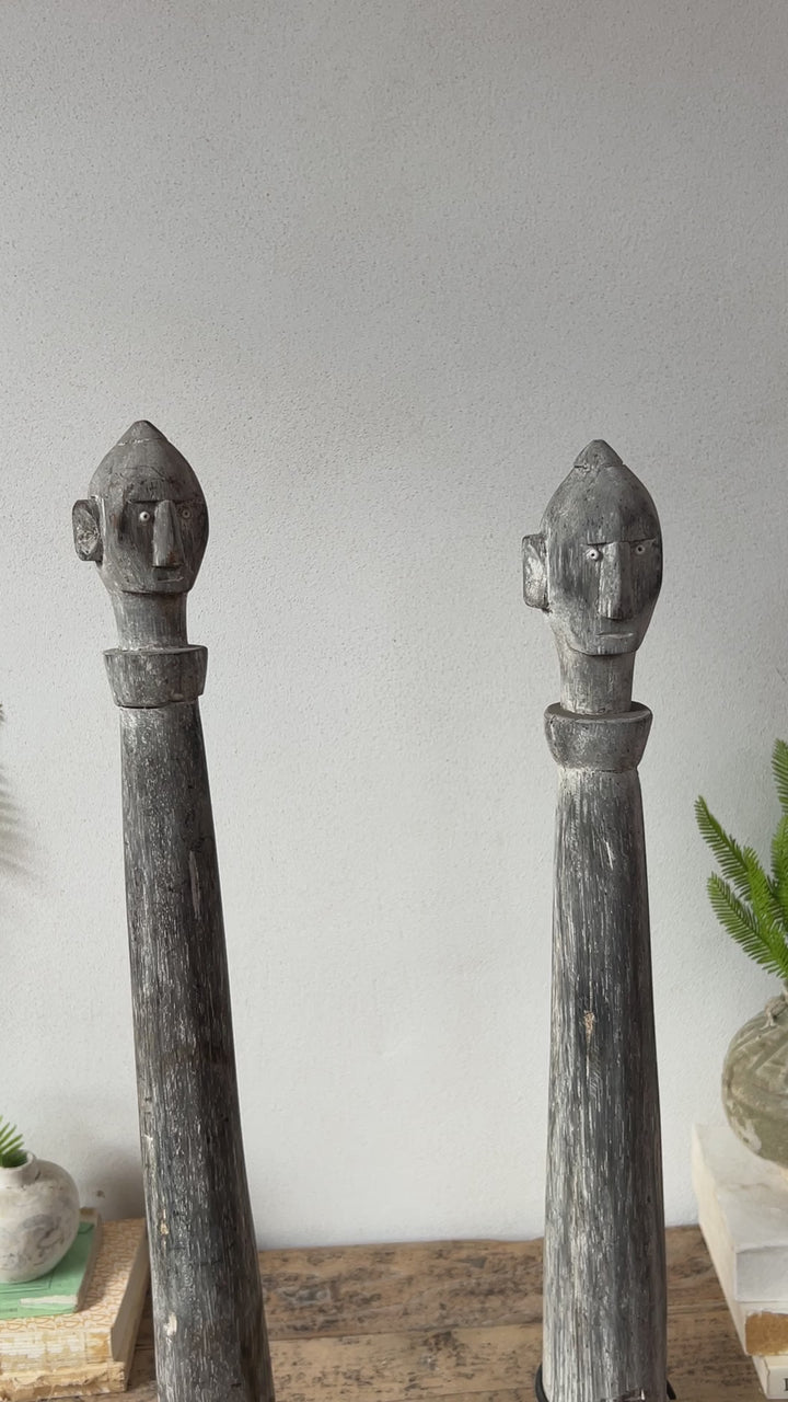 Antique Wooden Sumba Statues | Adelia