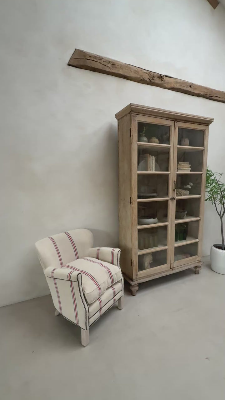 Antique Pine Glazed Armoire | Bourton