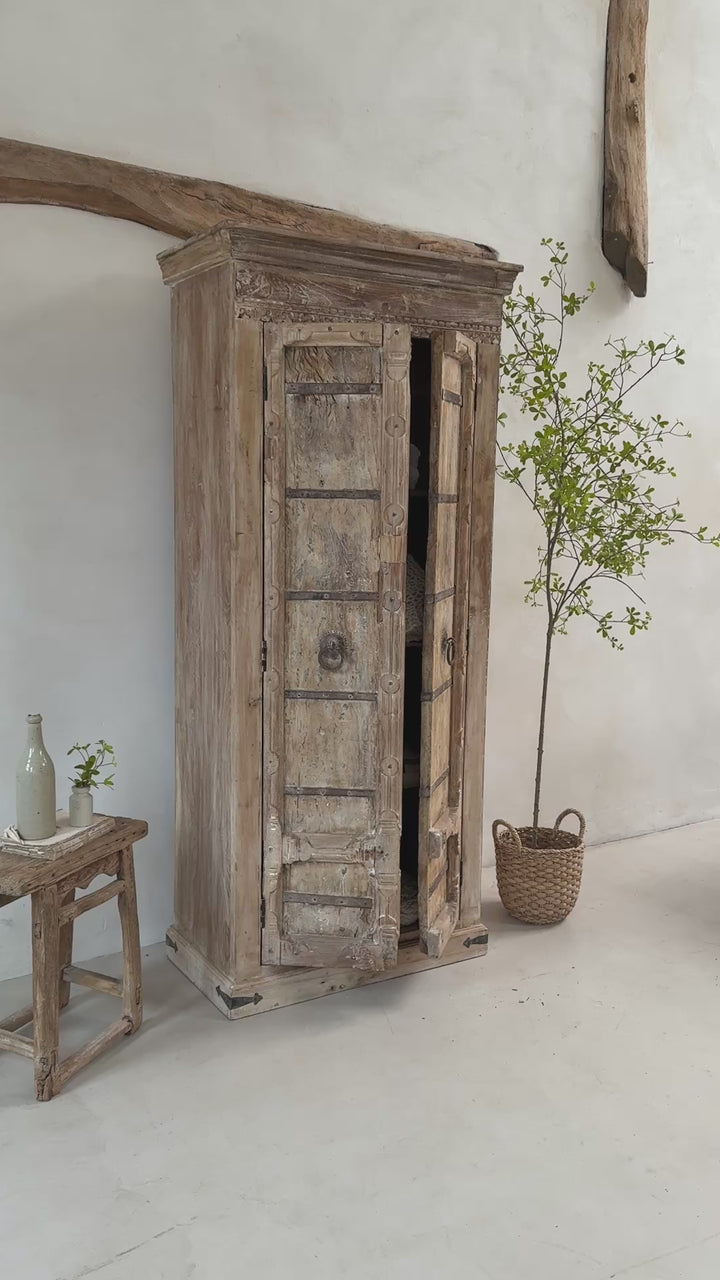 Reclaimed Carved Door Cupboard | Mina