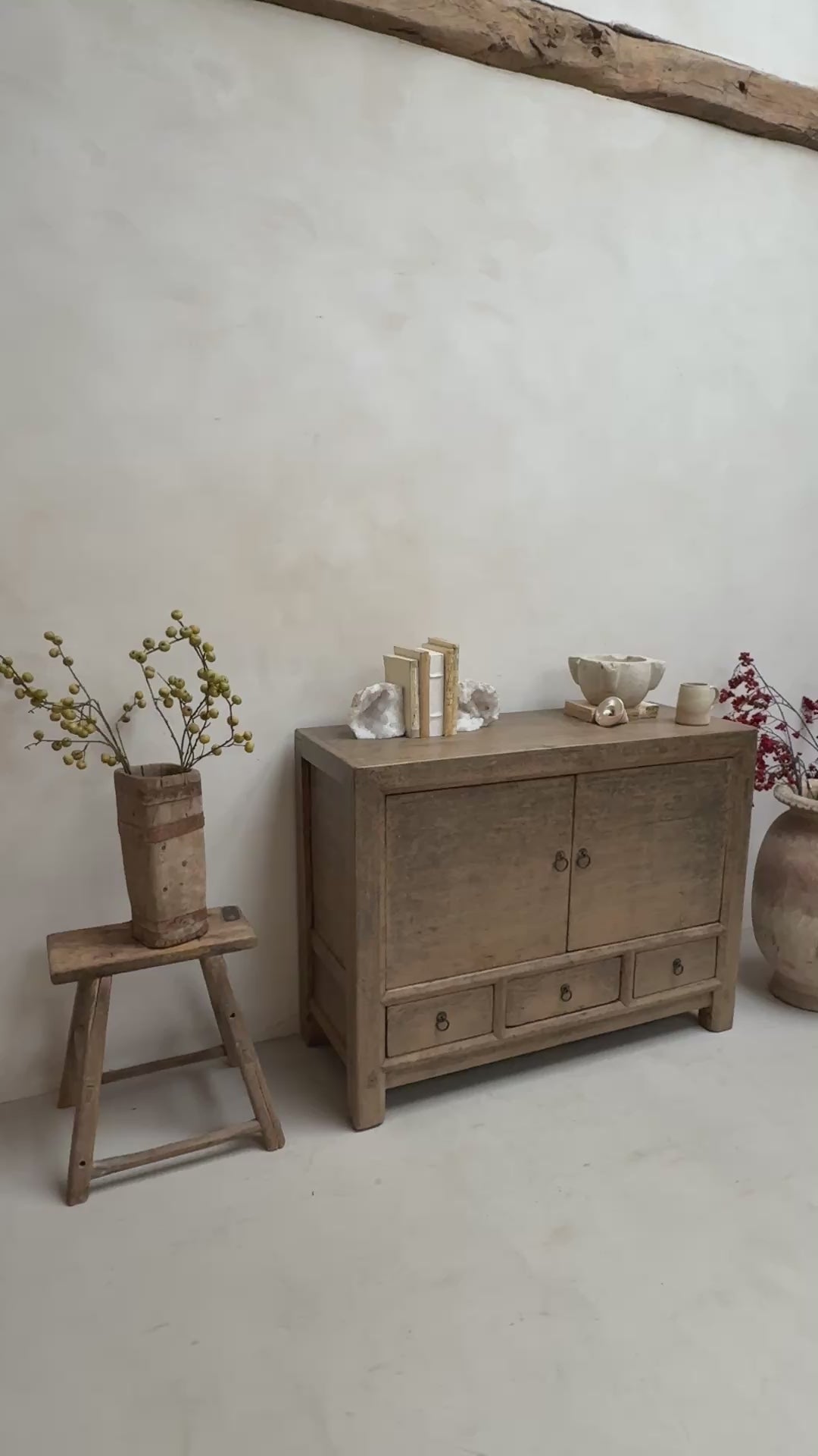 Antique Elm Cupboard Canford