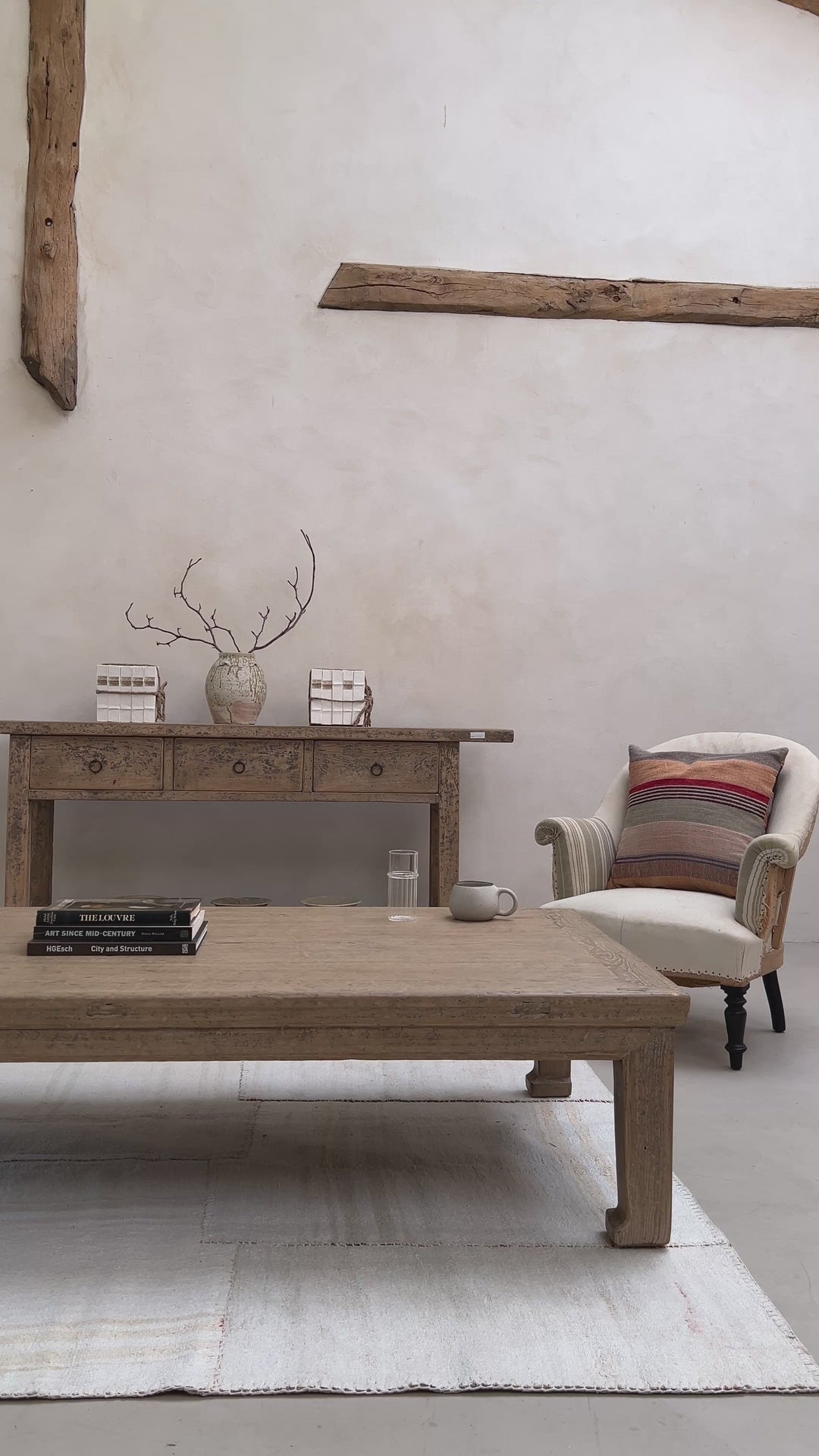 Extra Large Antique Coffee Table | Elinda