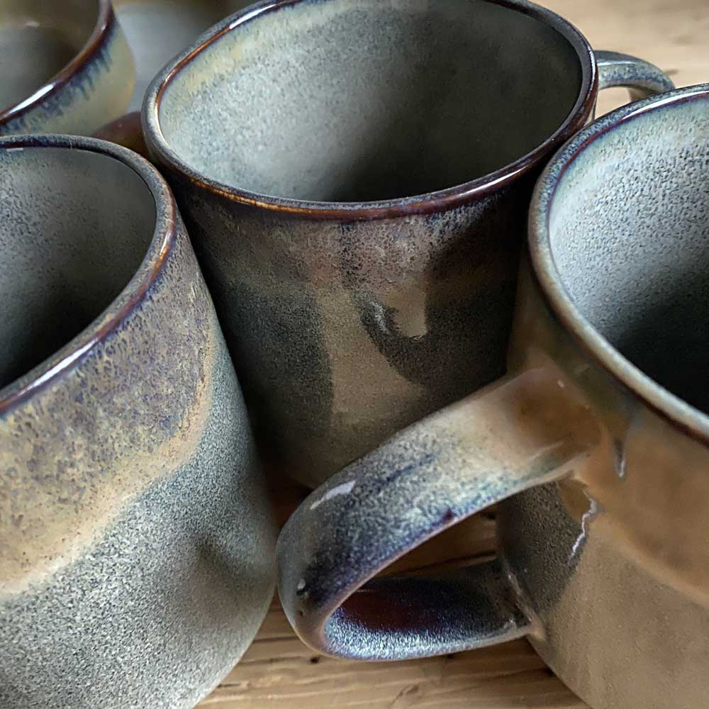 Reactive Glaze Large Coffee Mug