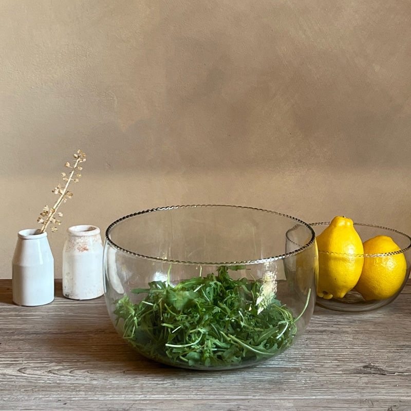 Ruffle Glass Bowl Small – Home Barn