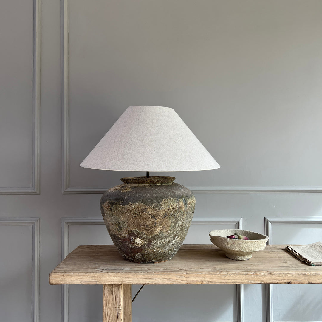 Rustic Glazed Table Lamp | Hetty