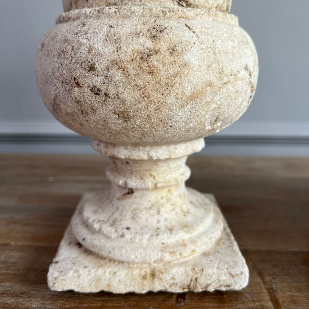 Small Carved Standstone urn