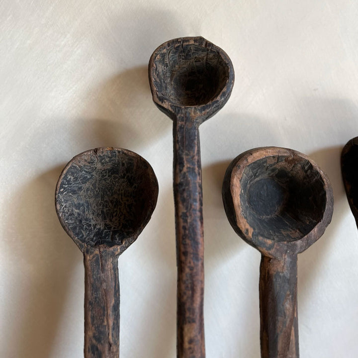 Antique wooden spoon | L