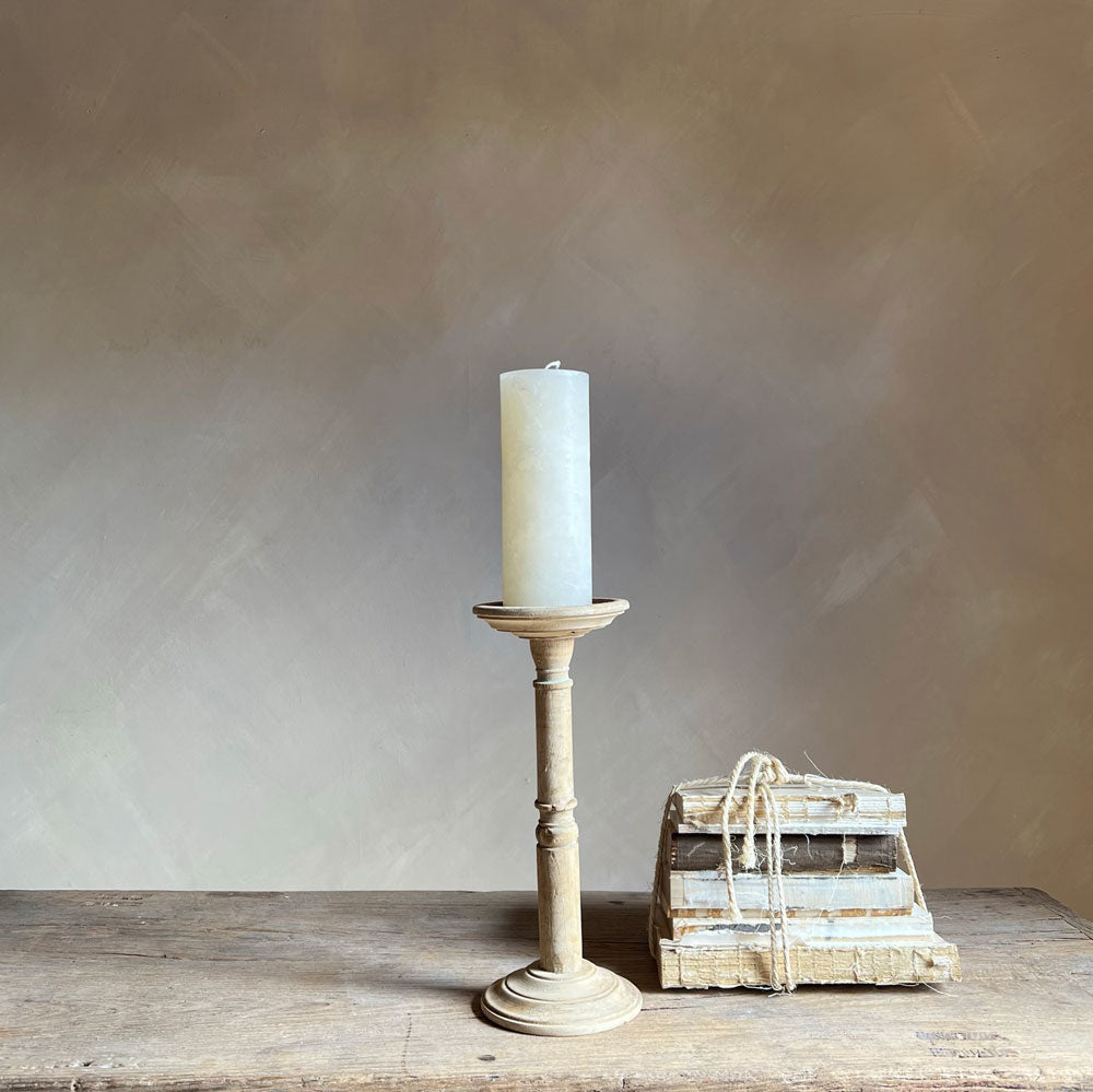 Vintage wooden candle holder S| 27-32