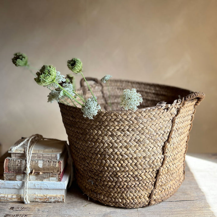 Vintage Spanish vineyard basket A