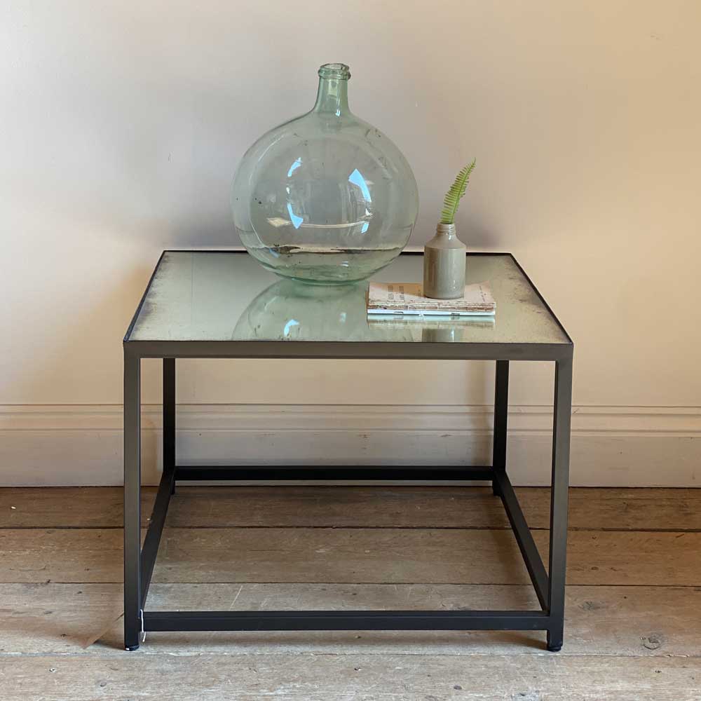 Aged Mirror Coffee Table | Large