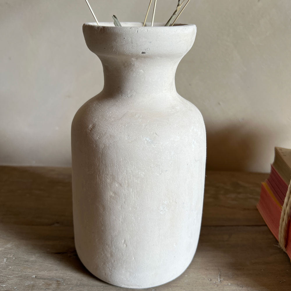 Stoneware Neutral Vase | D