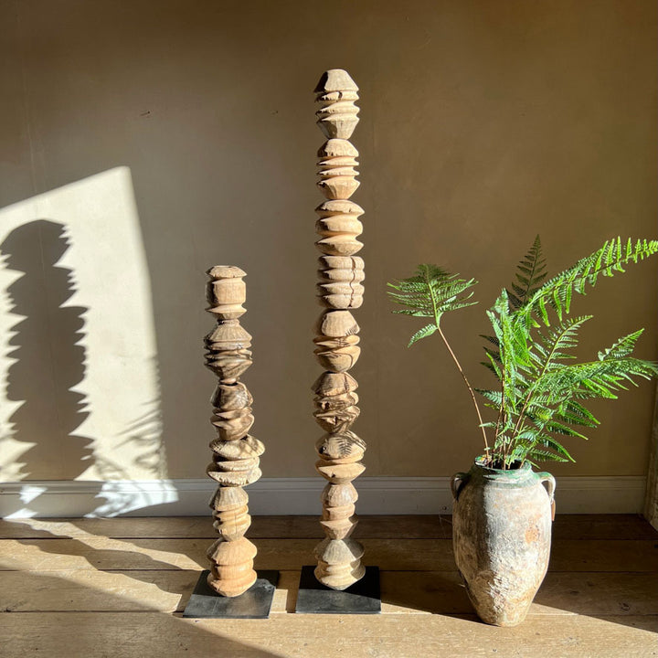 Wooden Totem Pole 100cm