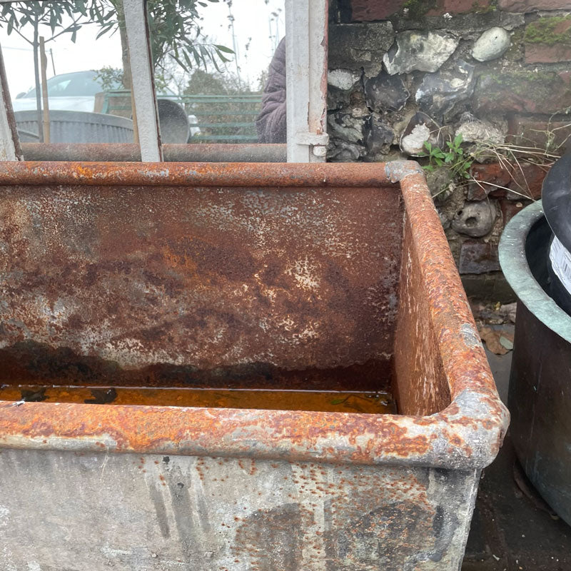 Pair of vintage water troughs 94cm