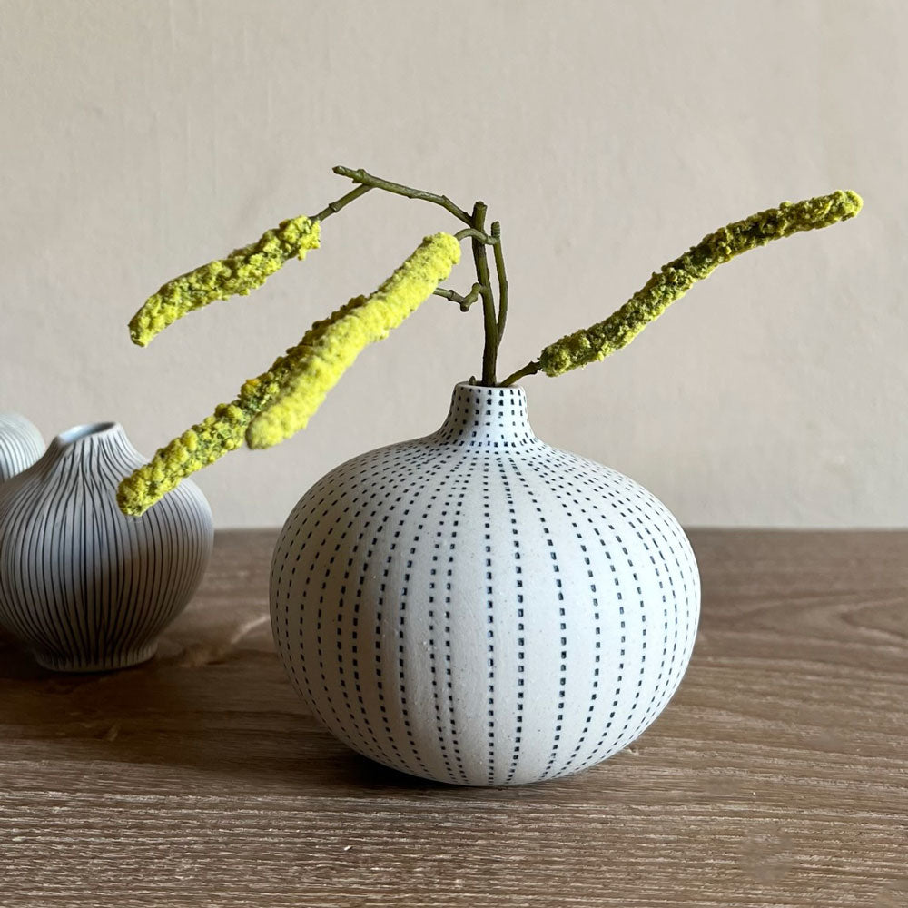 Handmade Ceramic Vase | Medium Urchin Blue