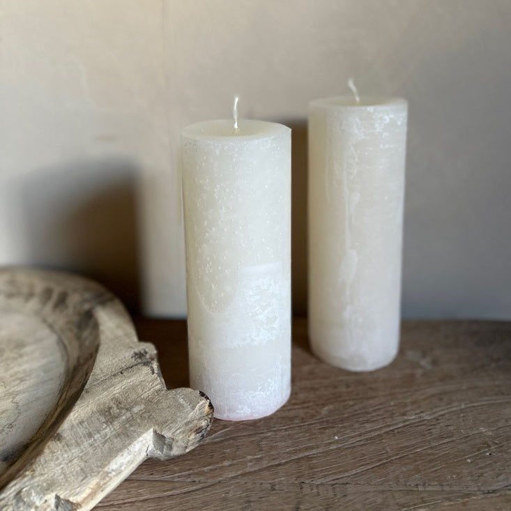 Pillar candle white | 20cm